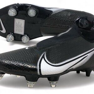 Nike Vapor Edge 360 Pro Mens Detachable Football Cleats Wide Black/White
